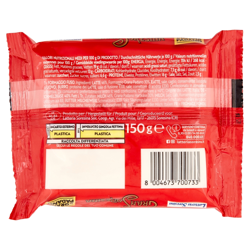 Gran Soresina 6 Fettine al Grana Padano 150 g